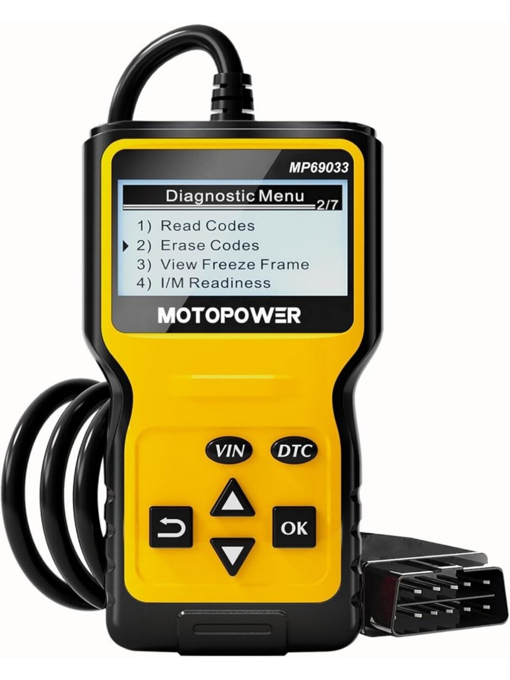 OBD2 Scanner Code Reader for Engine Diagnostics, CAN Tool for All Cars 1996